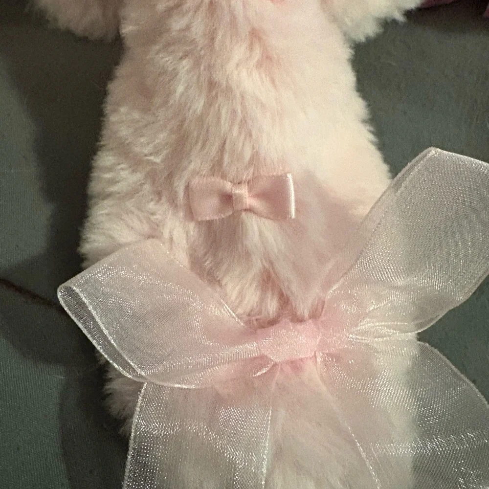 Baby Three pink bunny plush pencil case - Picture 5 of 10